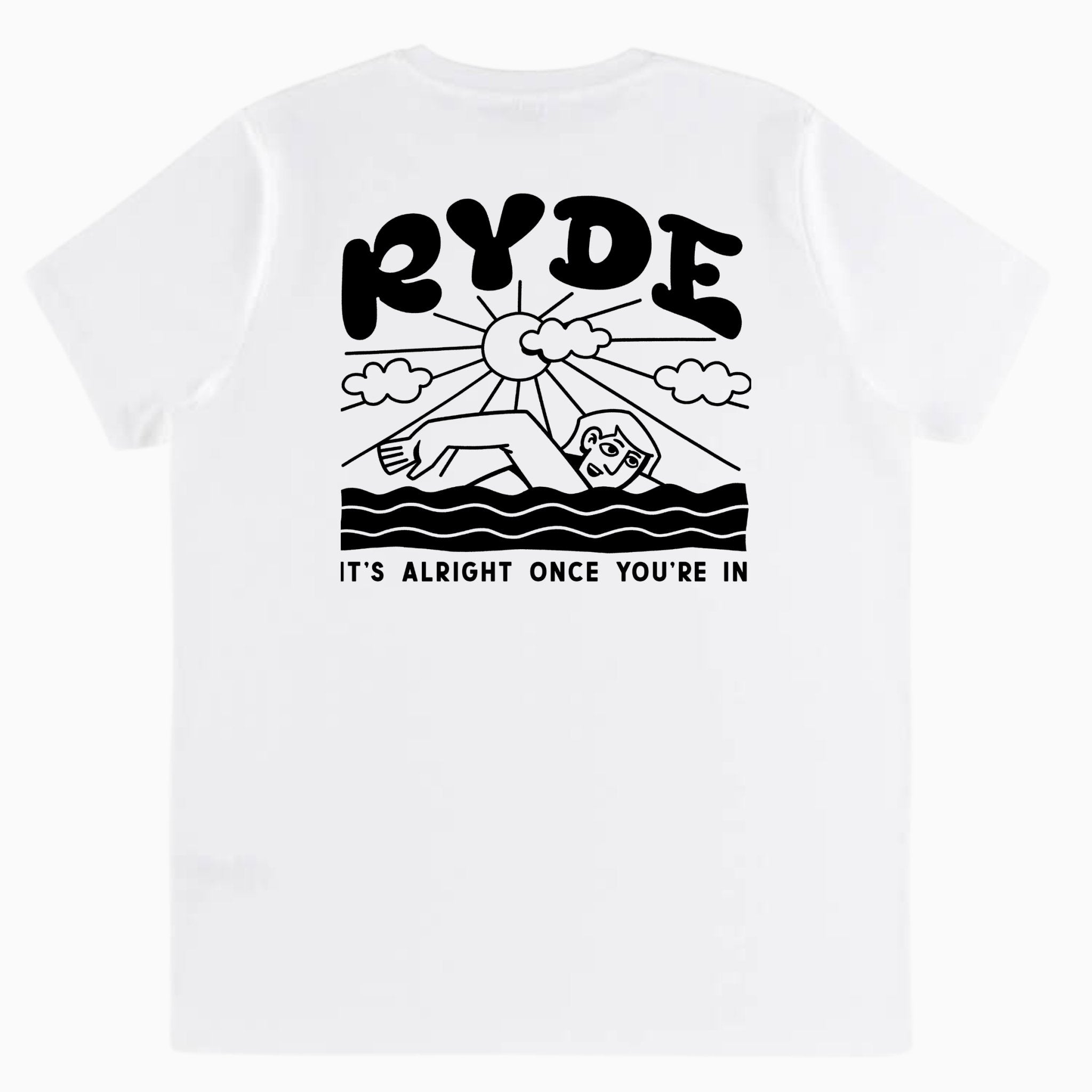 IT'S ALRIGHT ONCE YOU'RE IN ORGANIC TSHIRT - ryde.store