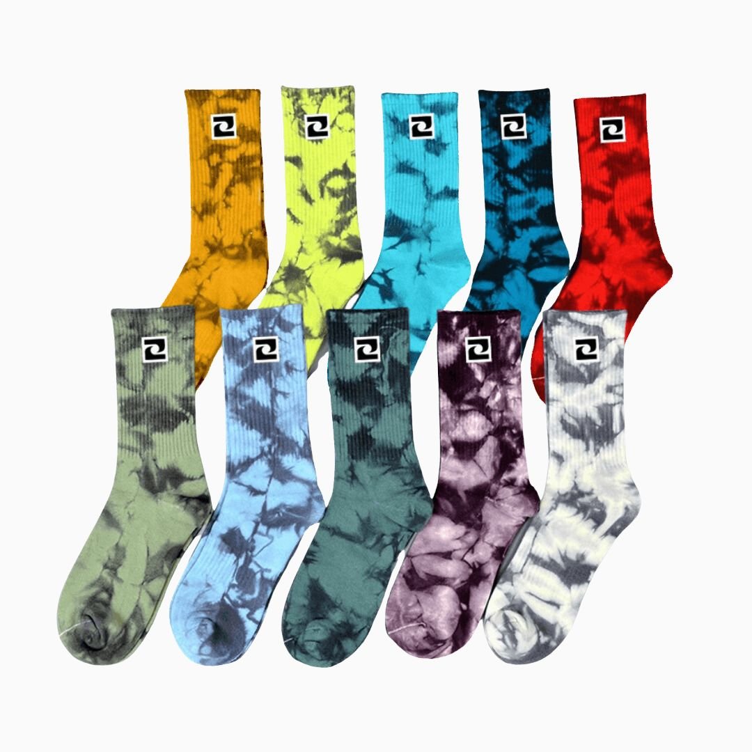 Ryde Wave Washed Tie Dye Socks - ryde.store